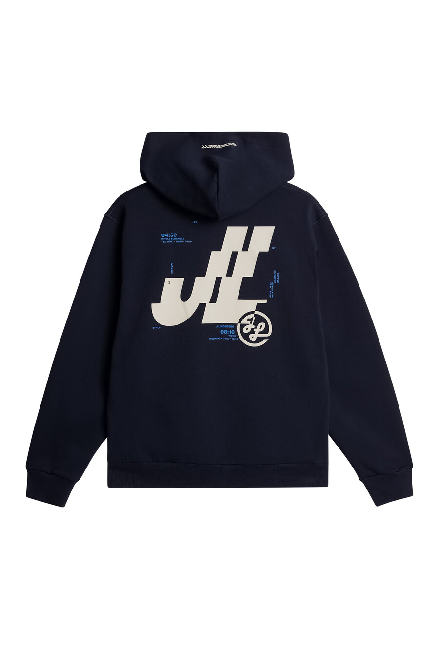 club printed hood
