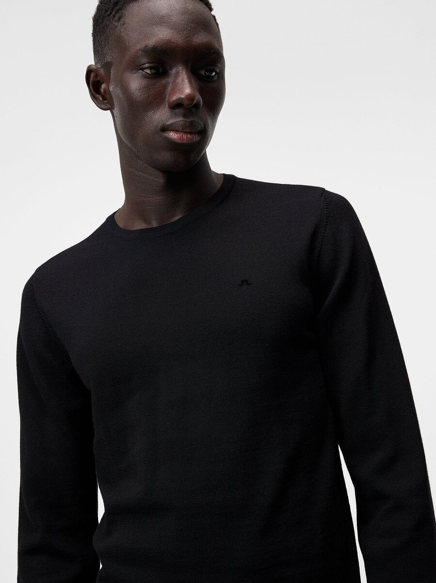 lyle merino crew neck sweater