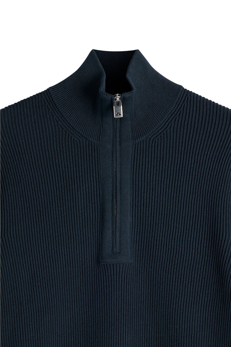 alex half zip knitted sweater