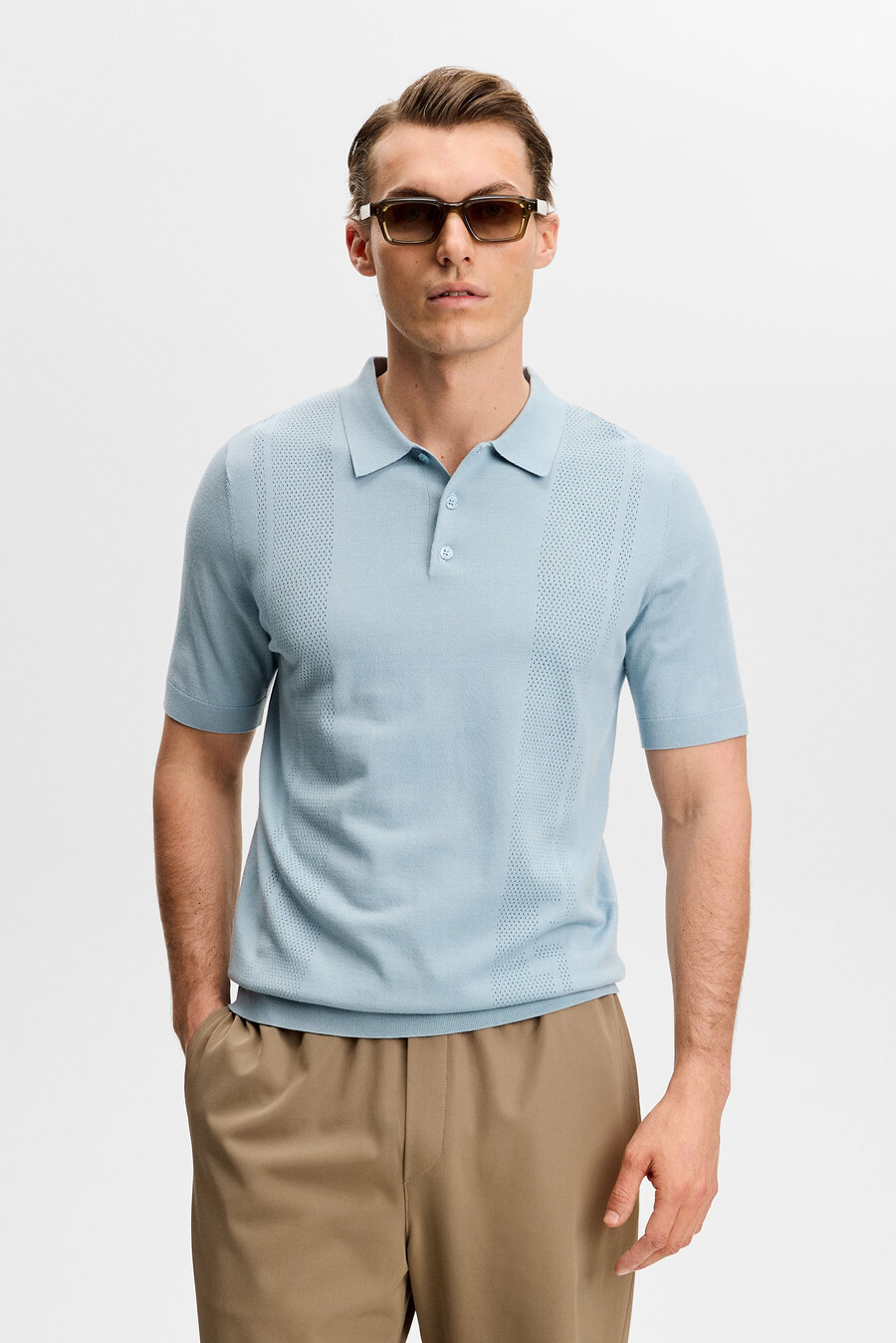 reymond seasonal knit polo