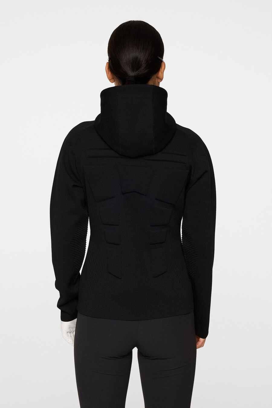 solarcore knit zip sweater
