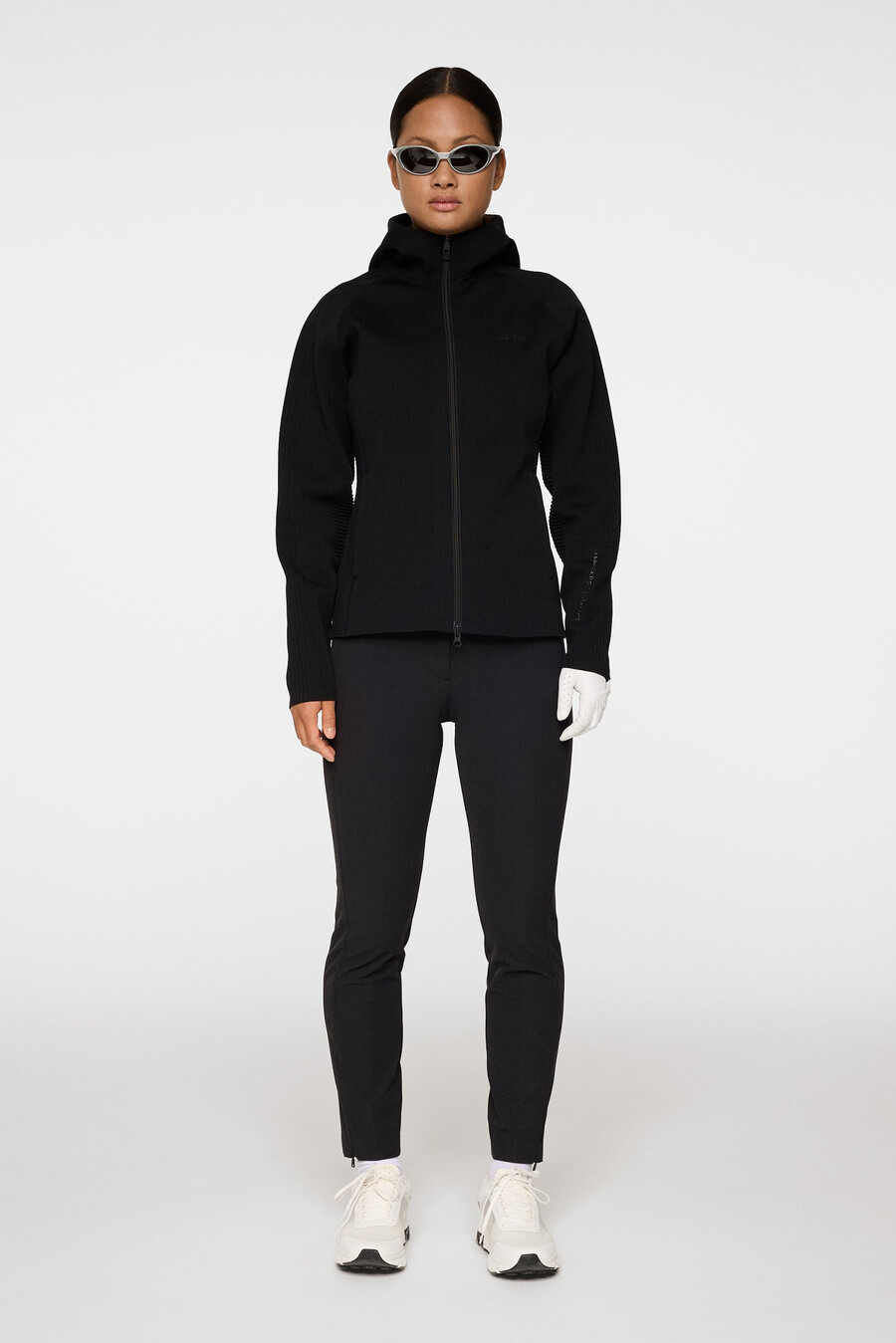 solarcore knit zip sweater