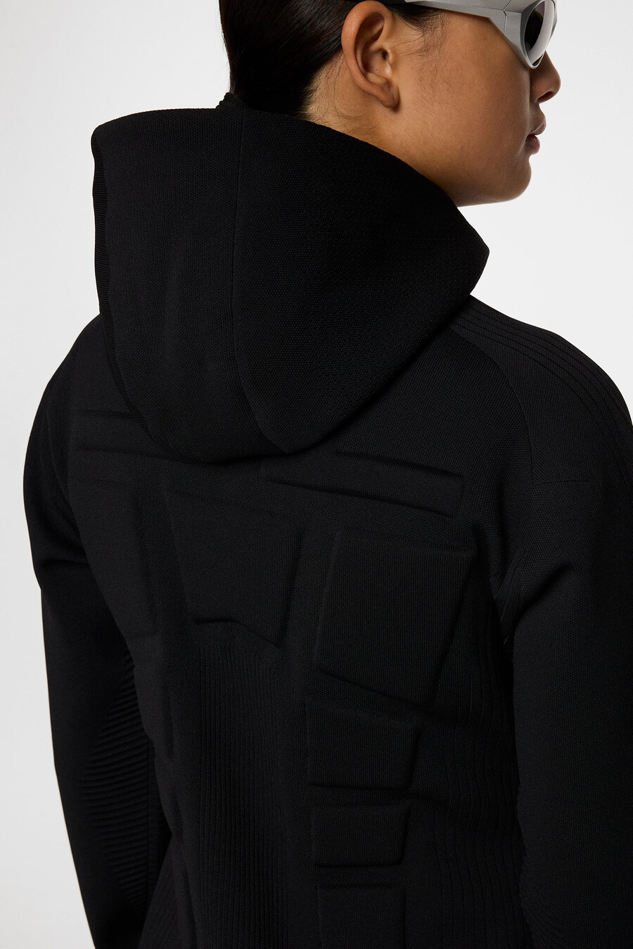 solarcore knit zip sweater