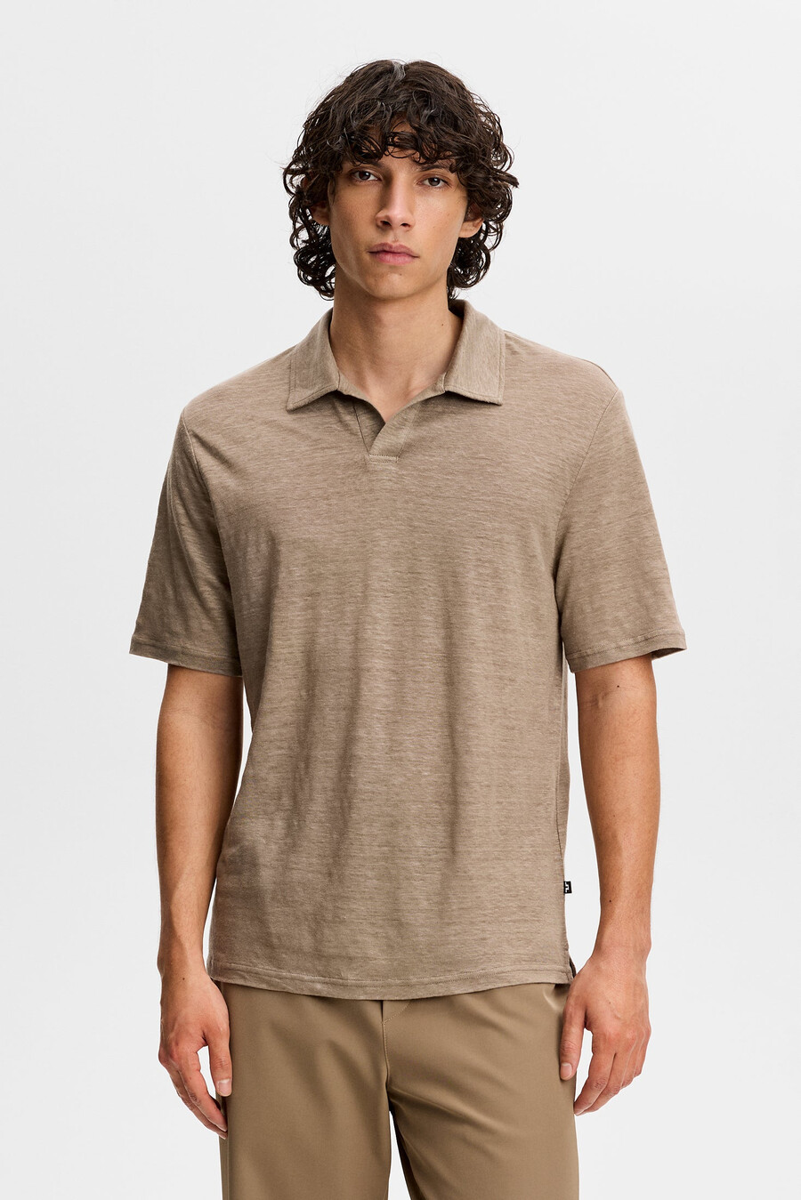 roy linen polo