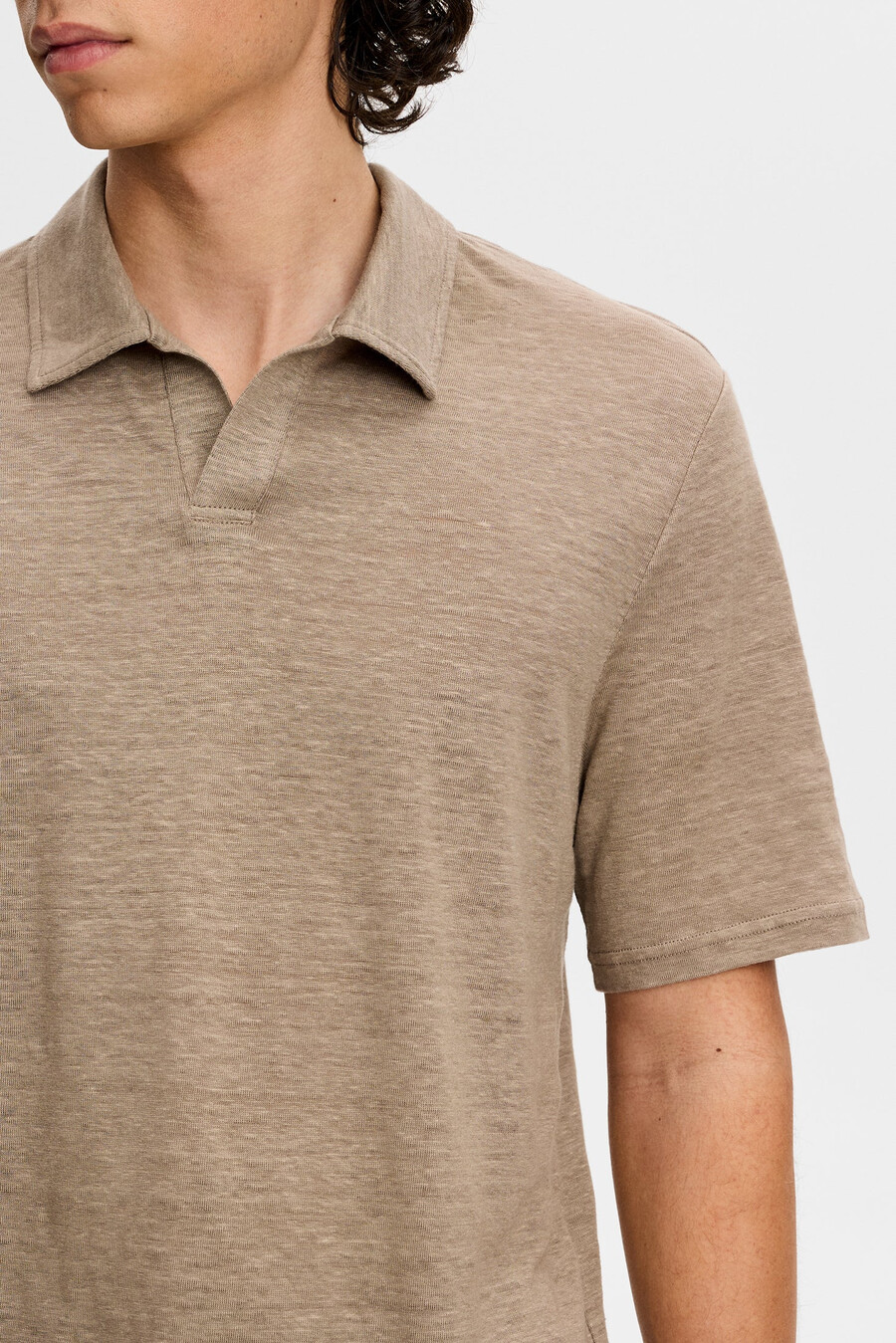 roy linen polo