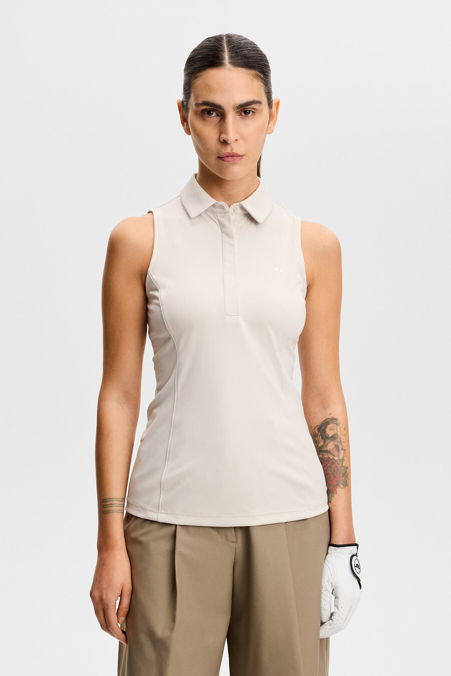 dena sleeveless polo